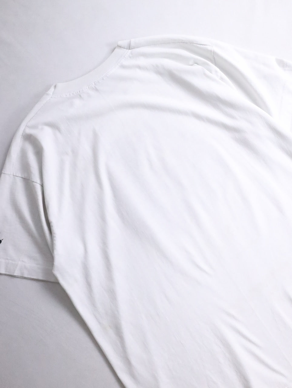 90s Fruit of the room cat print tee white-black