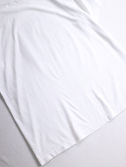 90s Fruit of the room cat print tee white-black
