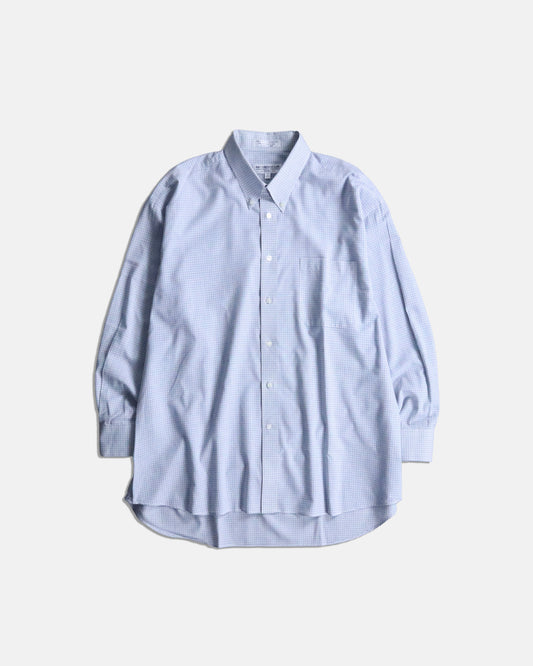 GIVENCHY graph check shirt blue