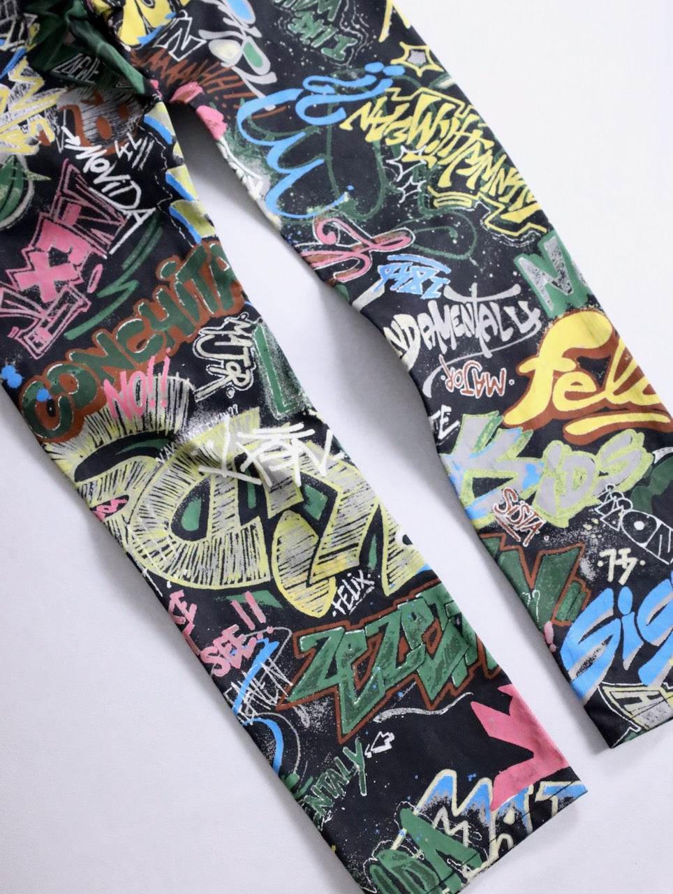 LOEWE graffiti denim pants multi