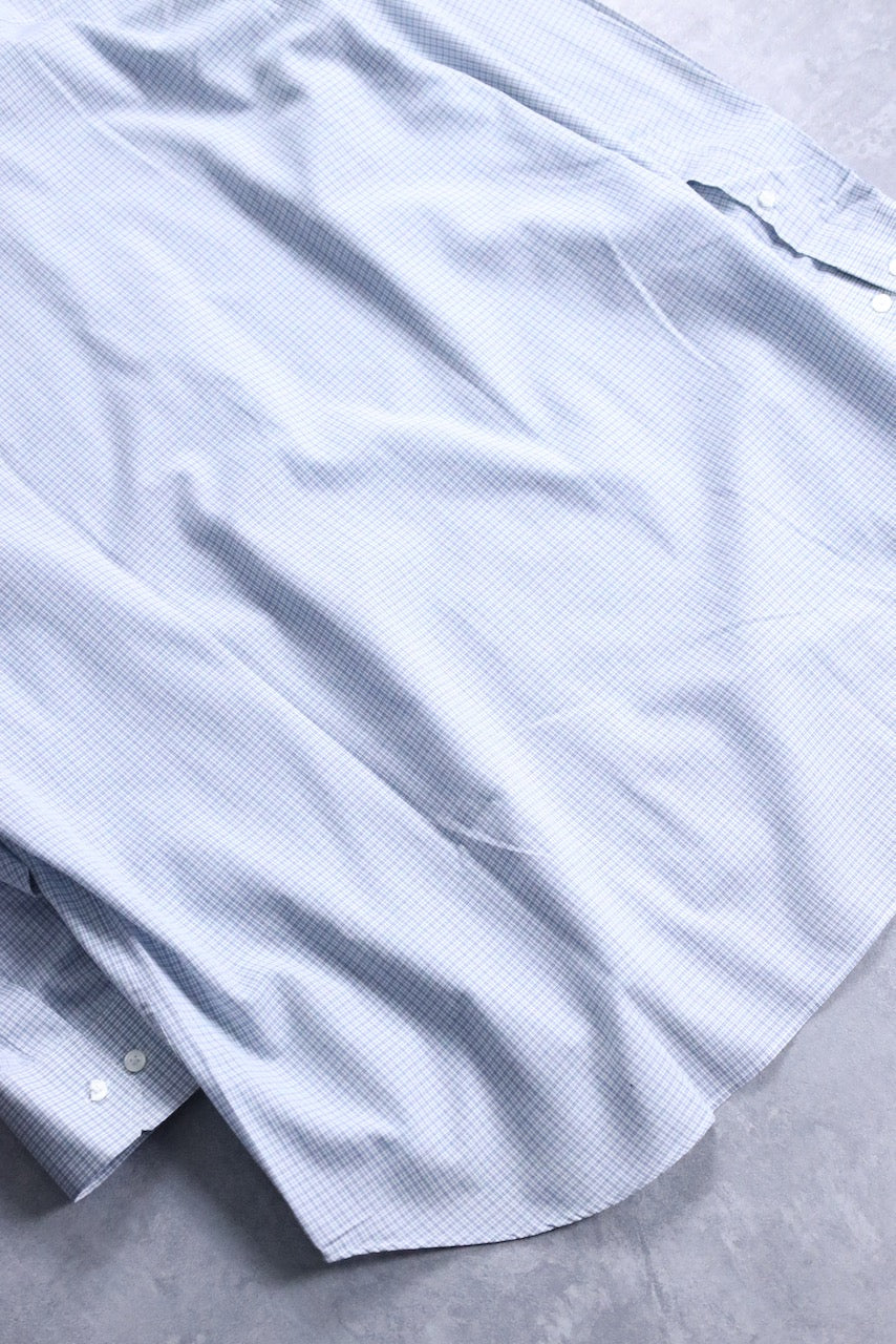 GIVENCHY graph check shirt blue
