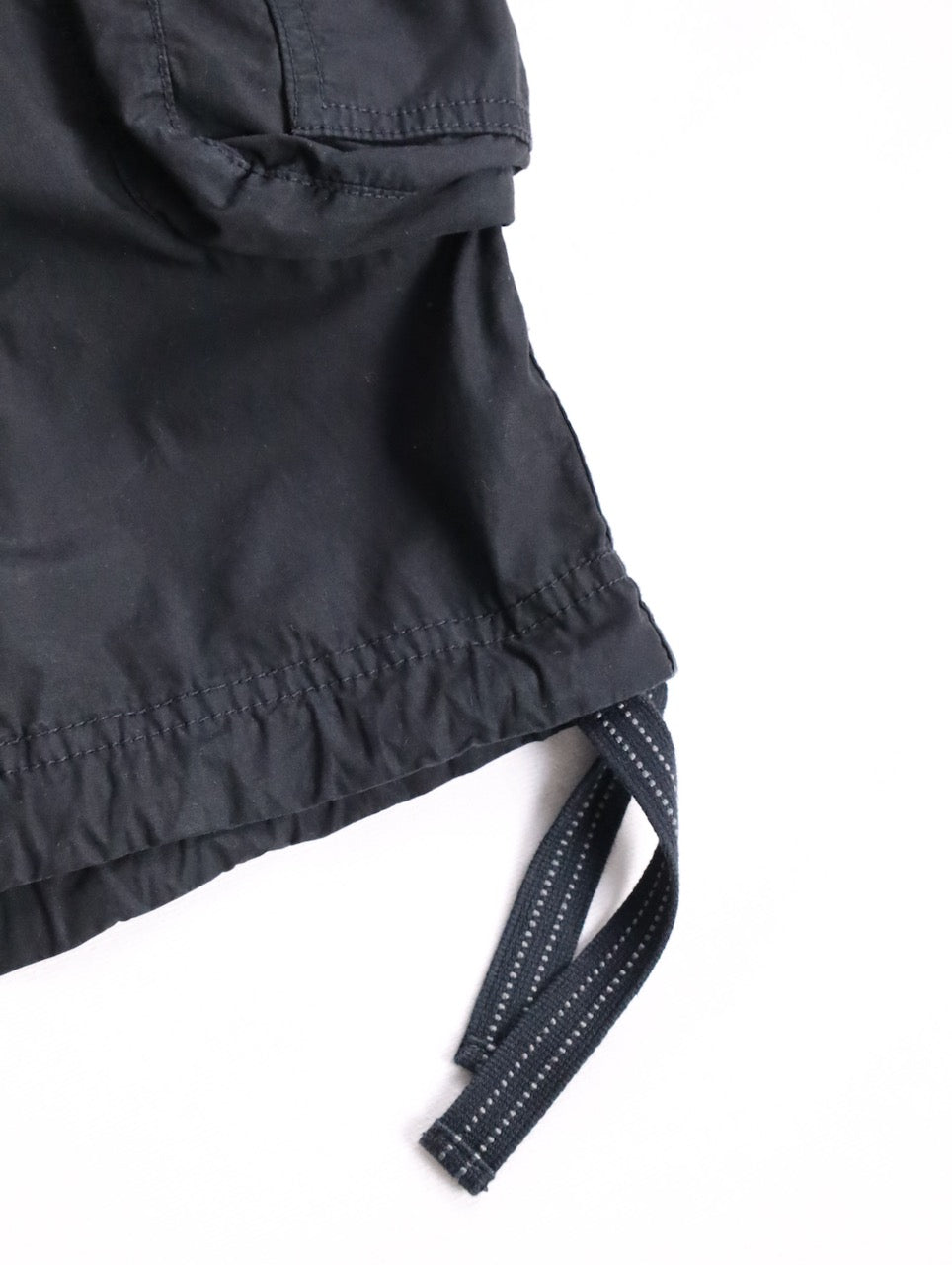 ARMANI JEANS cotton cargo shorts black