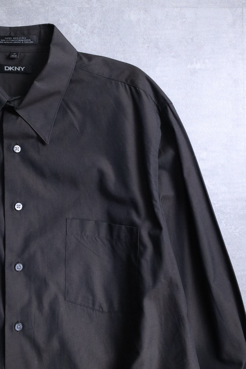 I.N.C metallic stripe shirt black