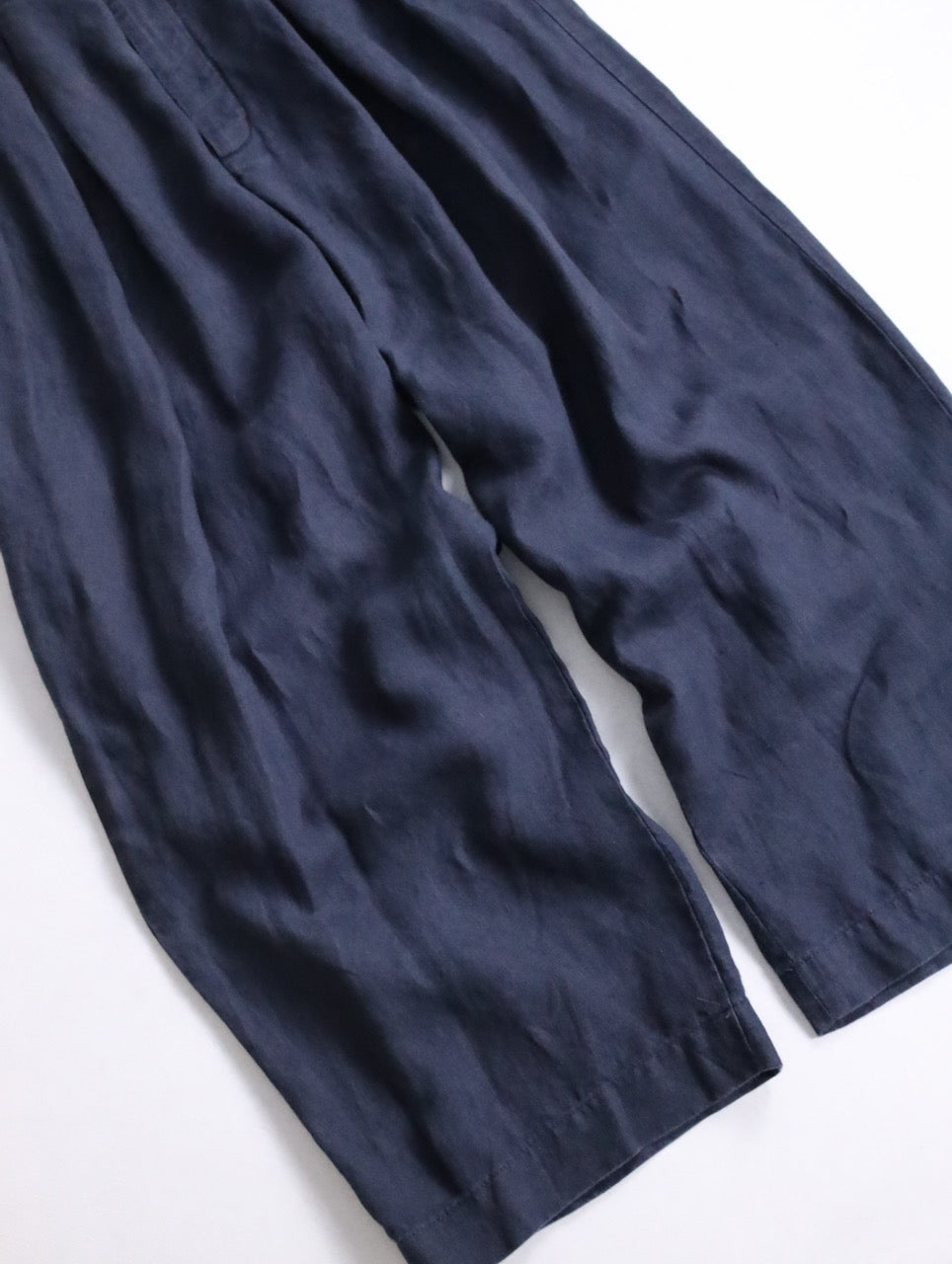ENCINEERED GARMENTS 2tuck linen wide pants black