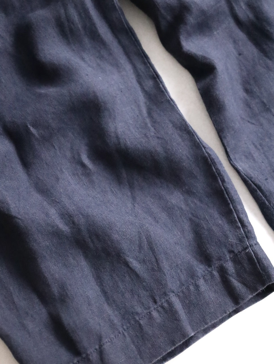 ENCINEERED GARMENTS 2tuck linen wide pants black