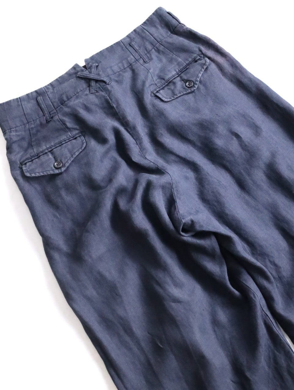ENCINEERED GARMENTS 2tuck linen wide pants black