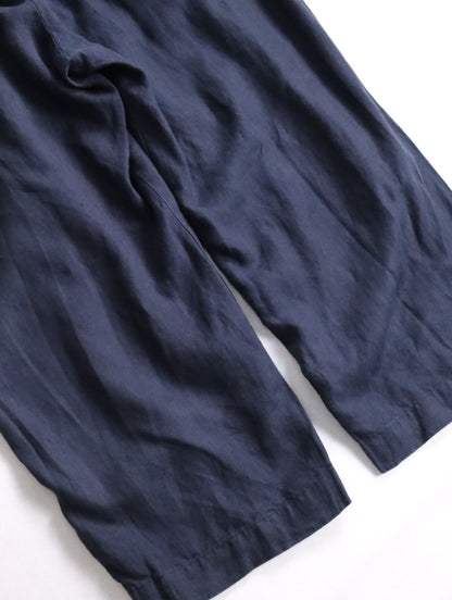 ENCINEERED GARMENTS 2tuck linen wide pants black