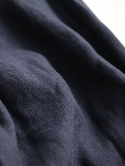 ENCINEERED GARMENTS 2tuck linen wide pants black