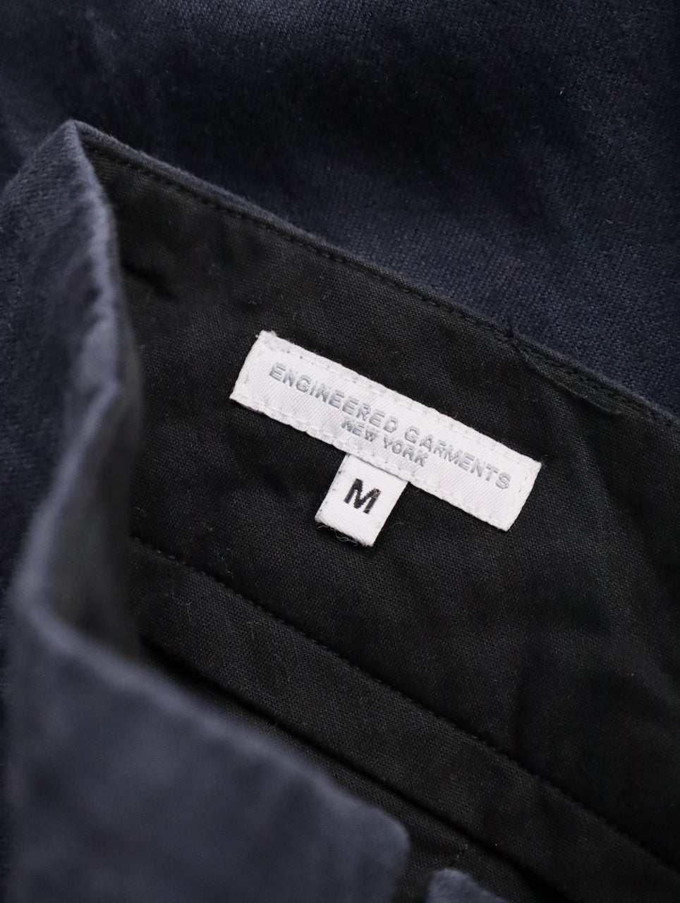 ENCINEERED GARMENTS 2tuck linen wide pants black