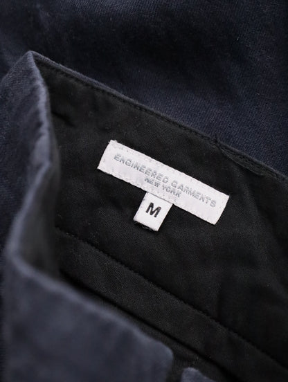 ENCINEERED GARMENTS 2tuck linen wide pants black