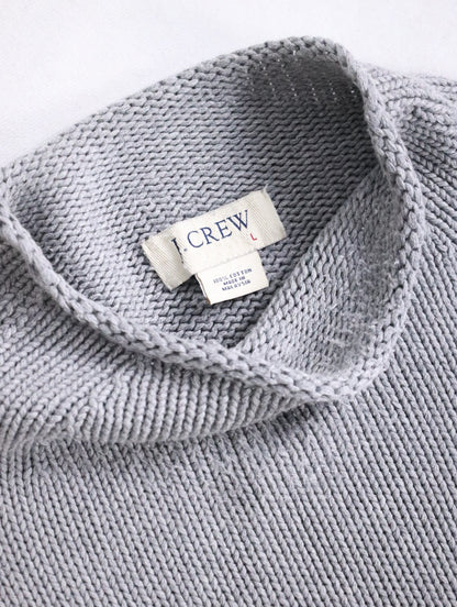 J.CREW crewneck knit pullover gray