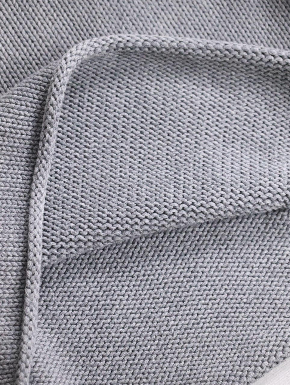 J.CREW crewneck knit pullover gray