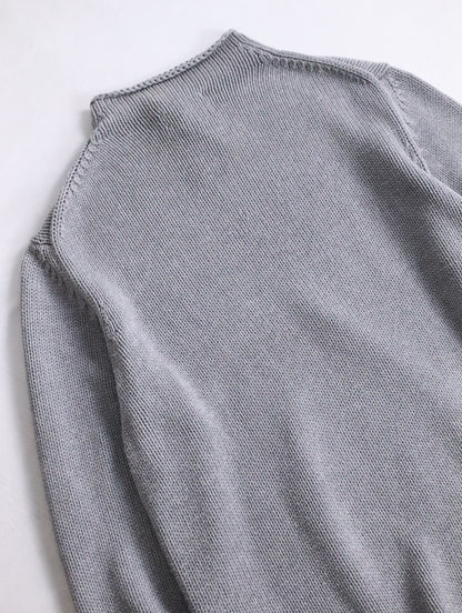 J.CREW crewneck knit pullover gray