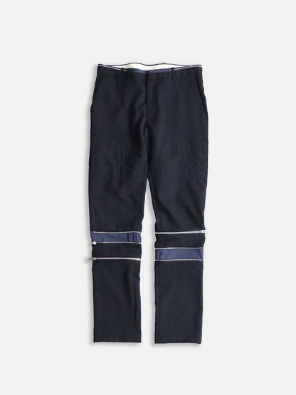 Paul Smith zip biker slacks black