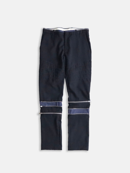 Paul Smith zip biker slacks black