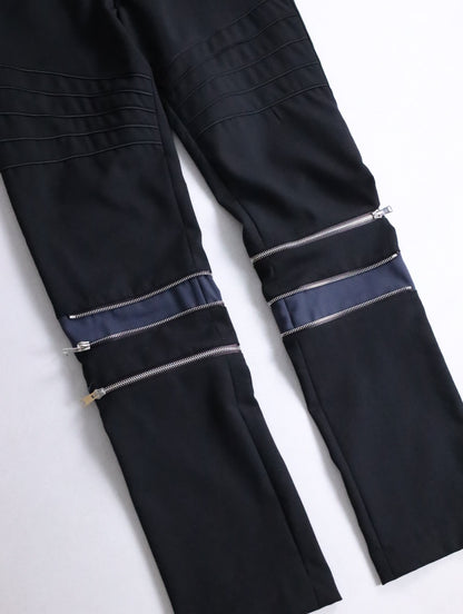 Paul Smith zip biker slacks black