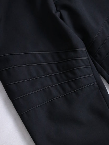 Paul Smith zip biker slacks black