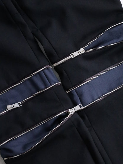 Paul Smith zip biker slacks black