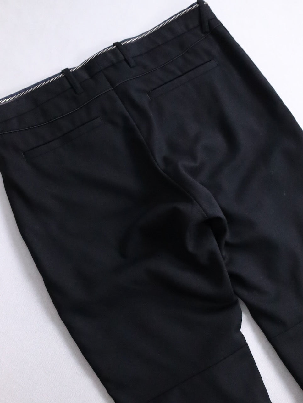 Paul Smith zip biker slacks black