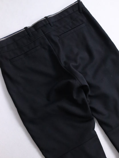Paul Smith zip biker slacks black
