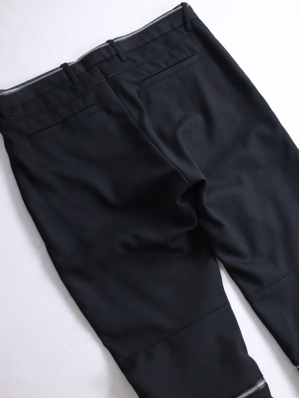 Paul Smith zip biker slacks black