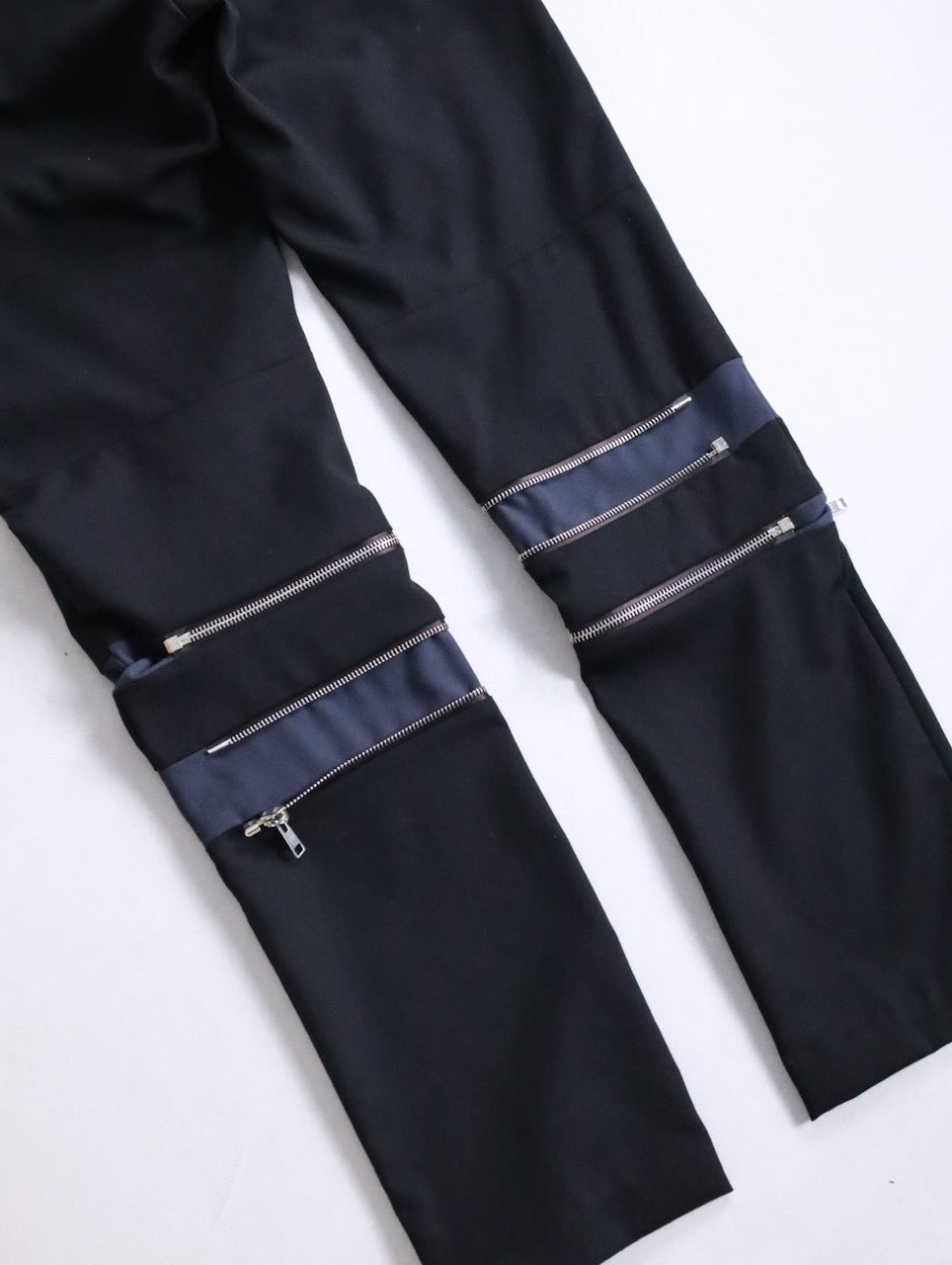 Paul Smith zip biker slacks black