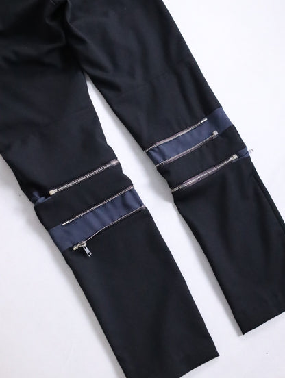 Paul Smith zip biker slacks black