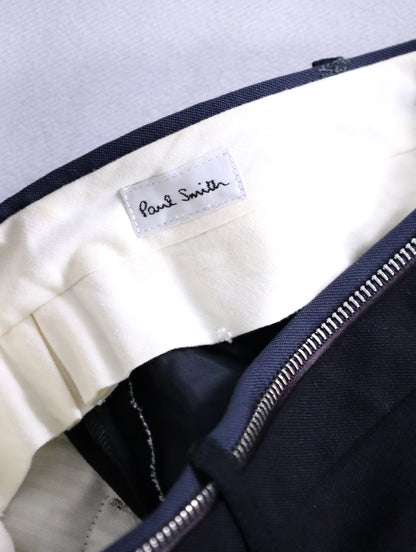 Paul Smith zip biker slacks black