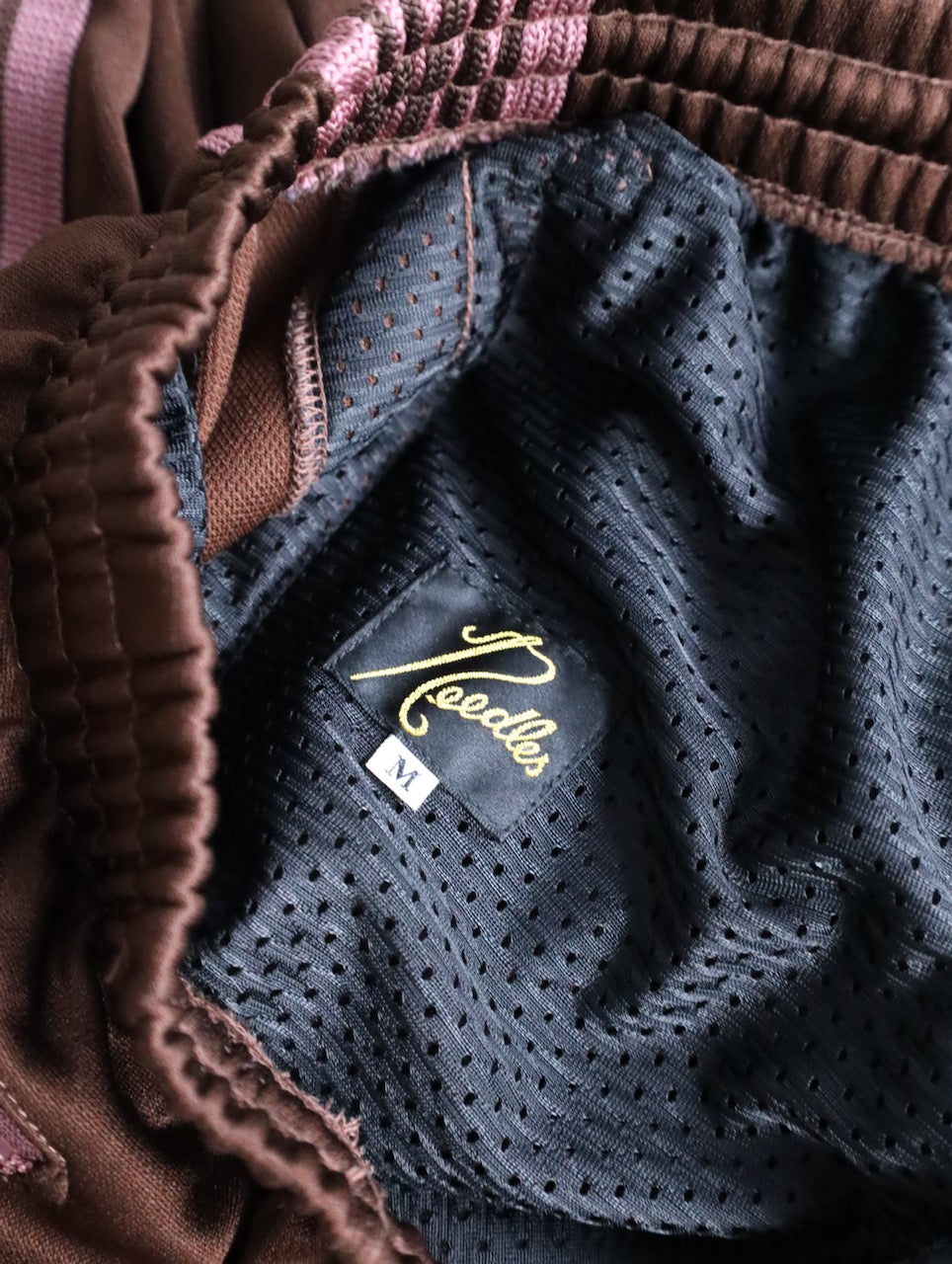 Needles track pants brown