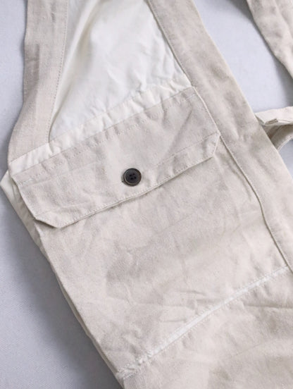 JAN JAN VAN ESSCHE apron vest ivory-beige