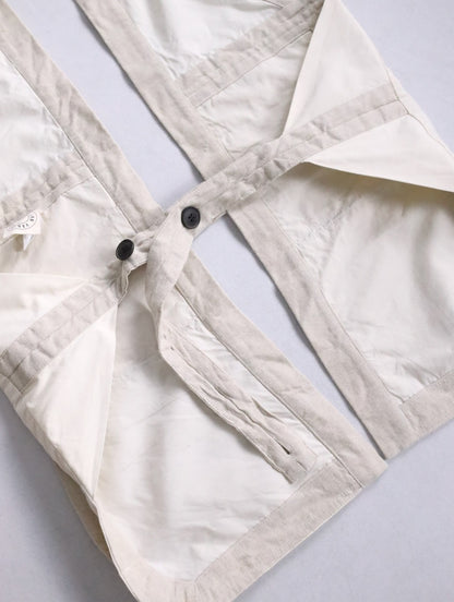 JAN JAN VAN ESSCHE apron vest ivory-beige