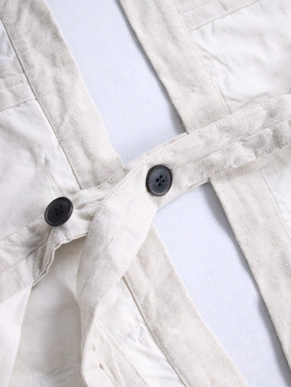 JAN JAN VAN ESSCHE apron vest ivory-beige