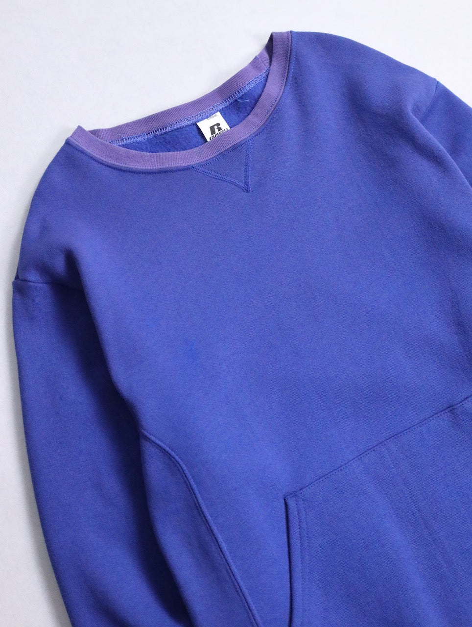 RUSSEL 2tone sweatshirt blue-purple
