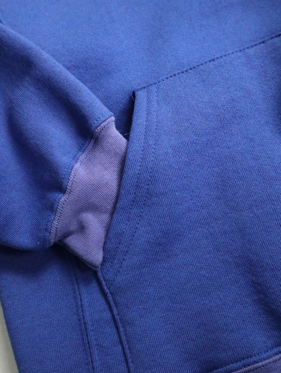 RUSSEL 2tone sweatshirt blue-purple