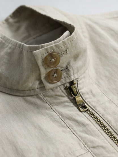 BANANA REPUBLIC linen jacket ivory