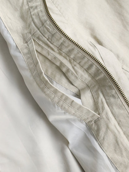 BANANA REPUBLIC linen jacket ivory