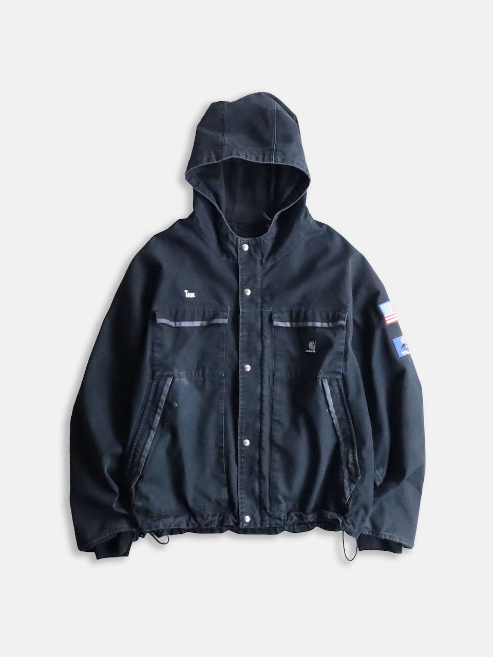 carhartt custom ketchkan hoodie jacket black