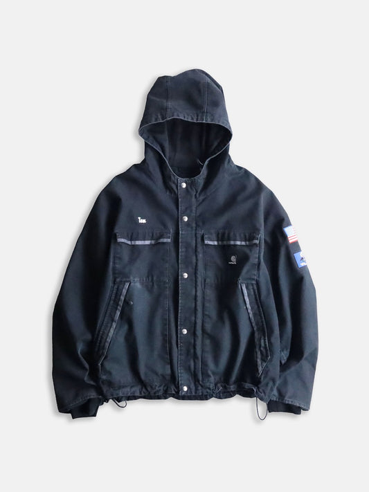 carhartt custom ketchkan hoodie jacket black