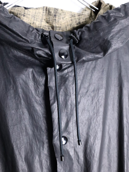 DRIES VAN NOTEN 24ss water repellent coat black