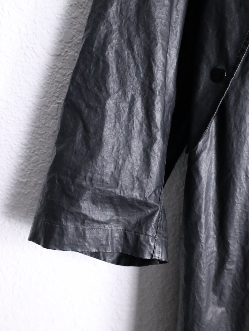 DRIES VAN NOTEN 24ss water repellent coat black