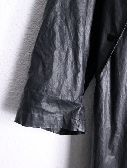 DRIES VAN NOTEN 24ss water repellent coat black