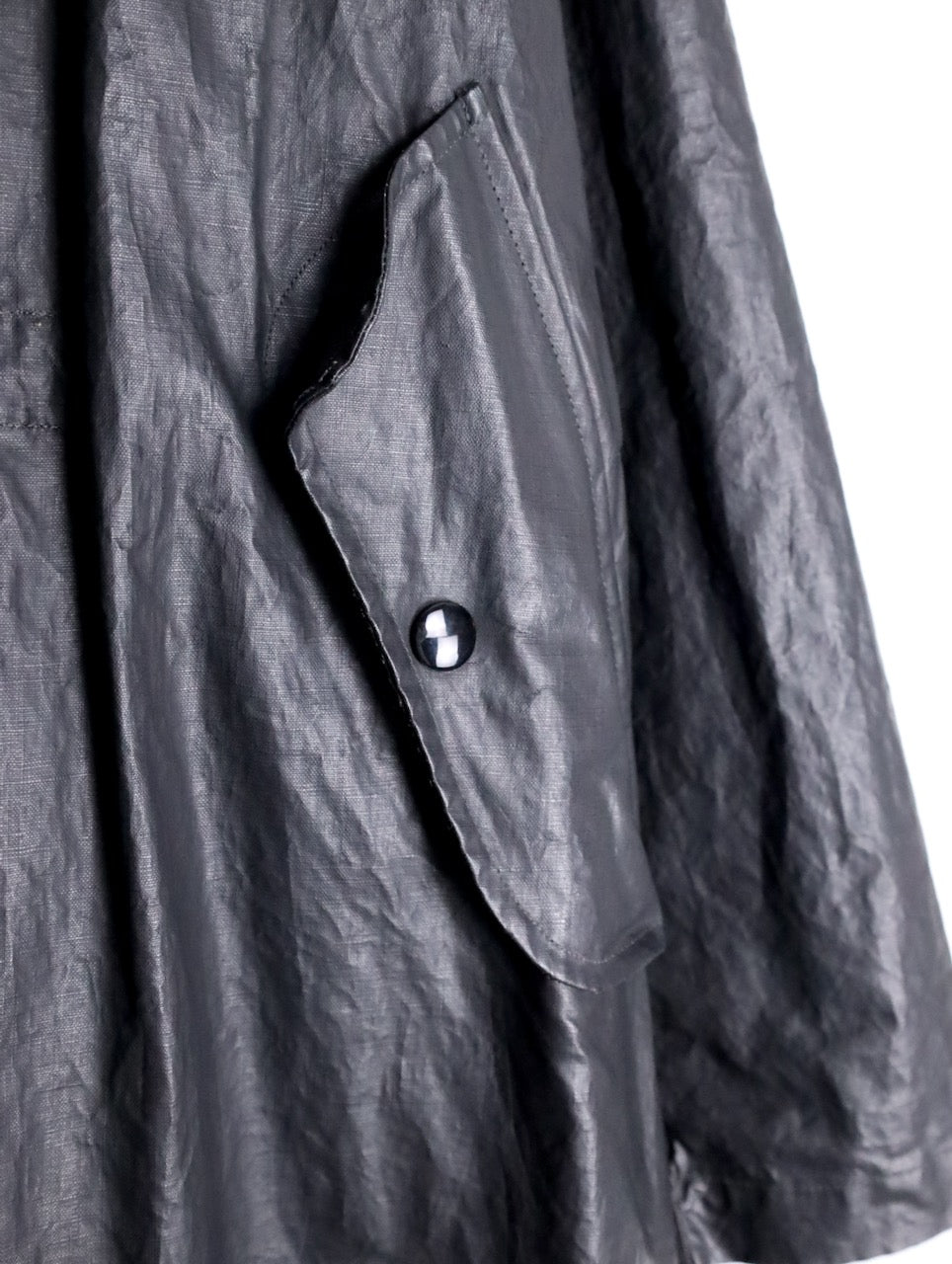 DRIES VAN NOTEN 24ss water repellent coat black