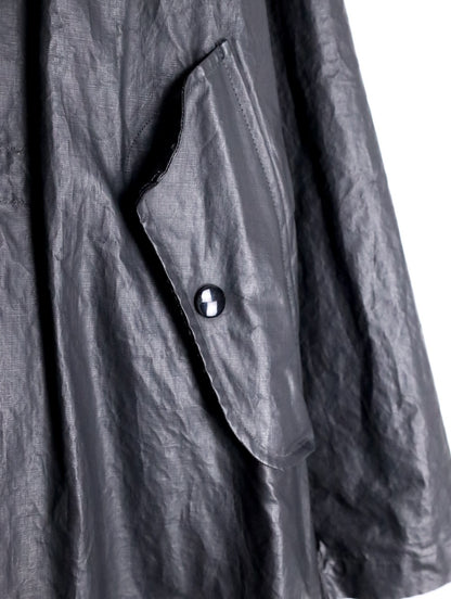 DRIES VAN NOTEN 24ss water repellent coat black