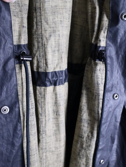 DRIES VAN NOTEN 24ss water repellent coat black