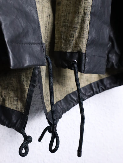 DRIES VAN NOTEN 24ss water repellent coat black