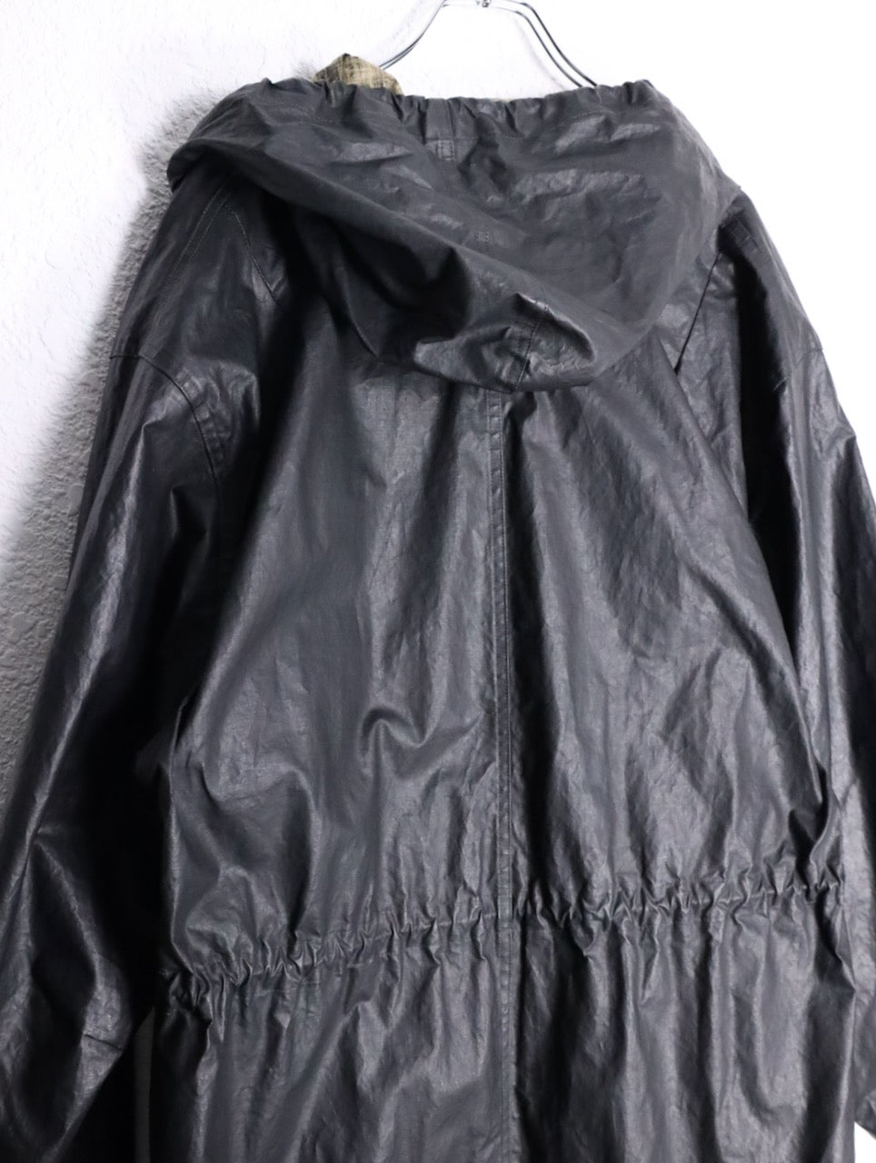 DRIES VAN NOTEN 24ss water repellent coat black