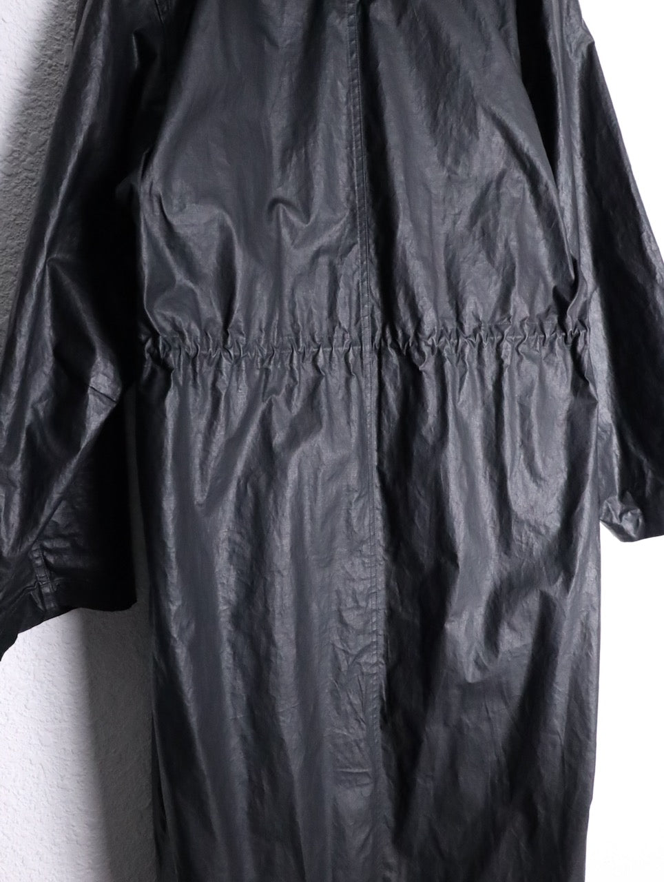 DRIES VAN NOTEN 24ss water repellent coat black