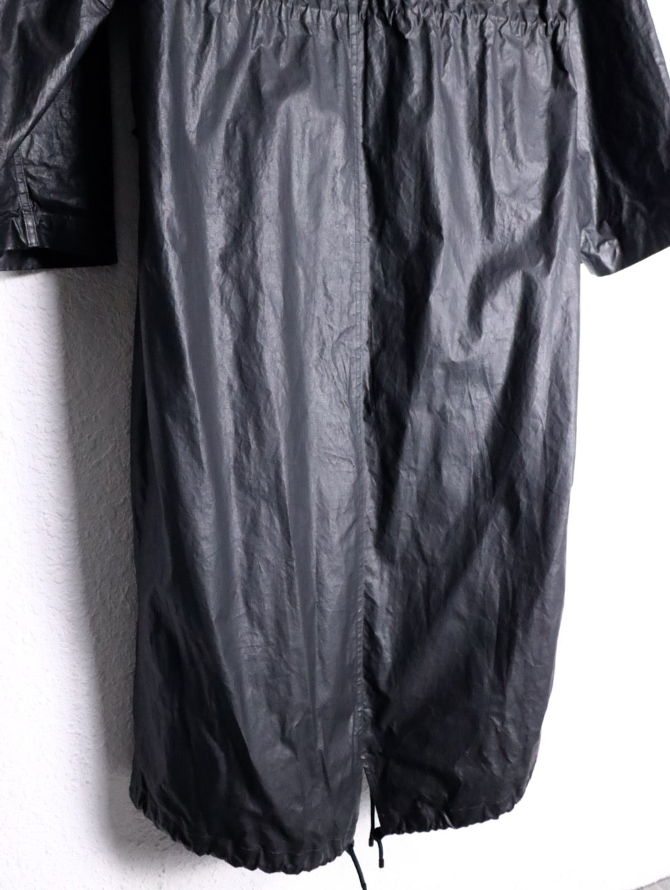 DRIES VAN NOTEN 24ss water repellent coat black