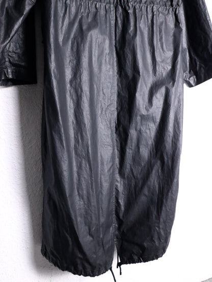 DRIES VAN NOTEN 24ss water repellent coat black