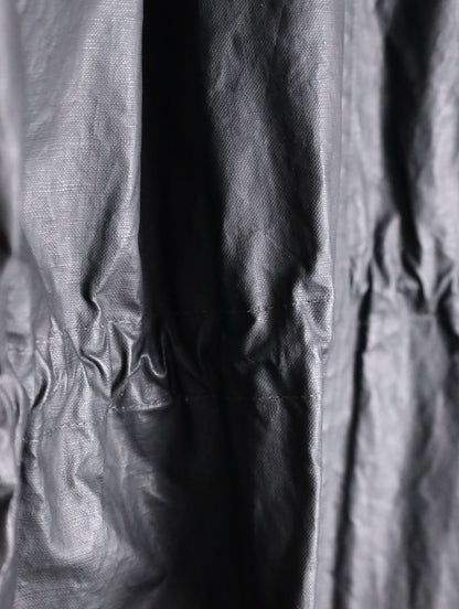 DRIES VAN NOTEN 24ss water repellent coat black